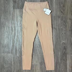 laundry nude leggings pockets nwt small